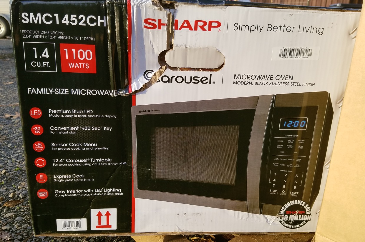 Sharp FamilySize Microwave, Item 3 Help Rebuild Families While You