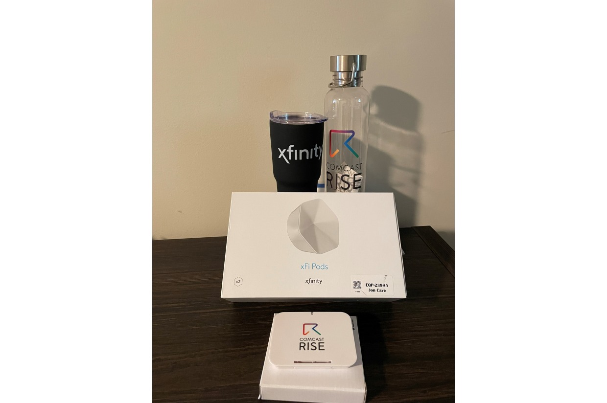 25. Set of 2 xFi Pods with Xfinity Swag WICT Philly Gives Back The