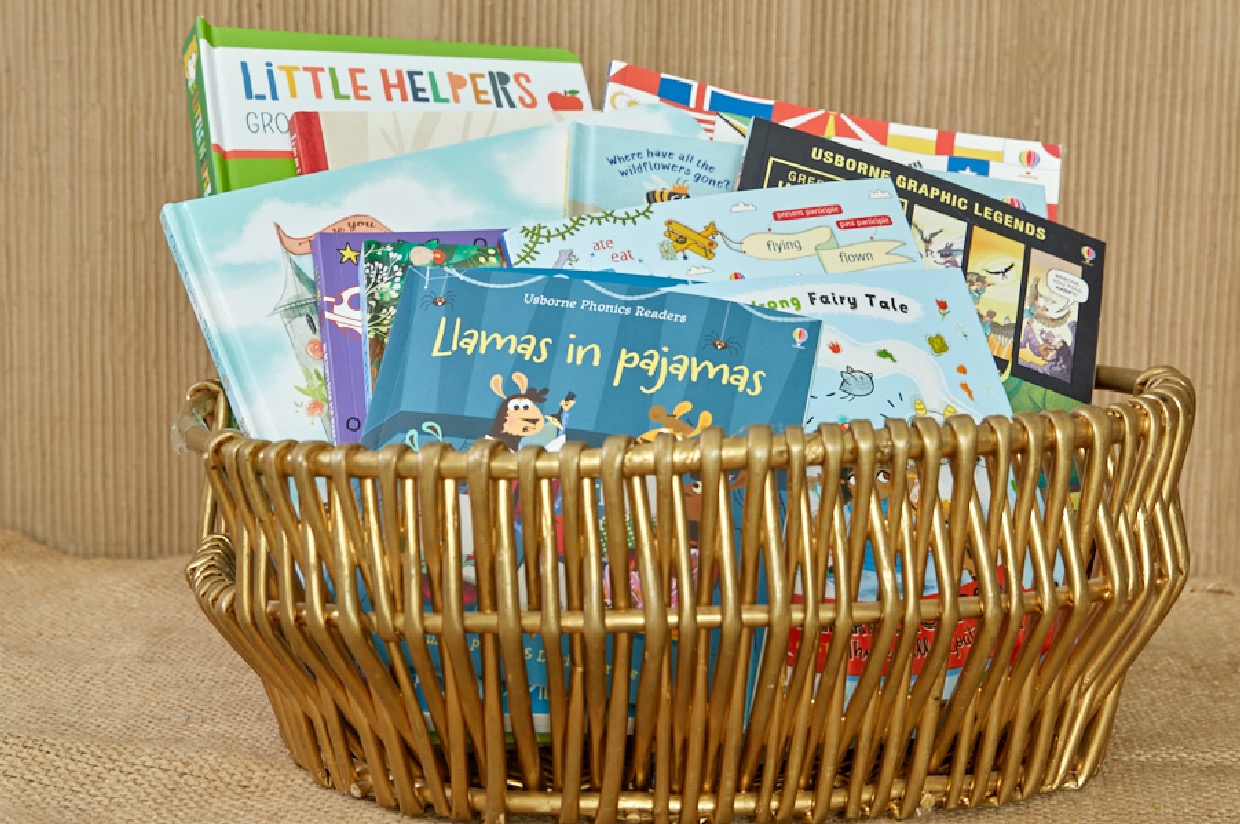 USBORNE Children's Book Gift Basket 2023 Northeast Woodland PTO